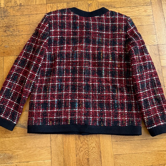 Anine Bing Lydia Wool-Blend Plaid Jacket - Picture 10 of 14